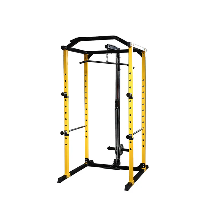 

Multifunctional Comprehensive Training Power Rack Comprehensive Fitness Exercise Power Cage Squat Rack, Customized color