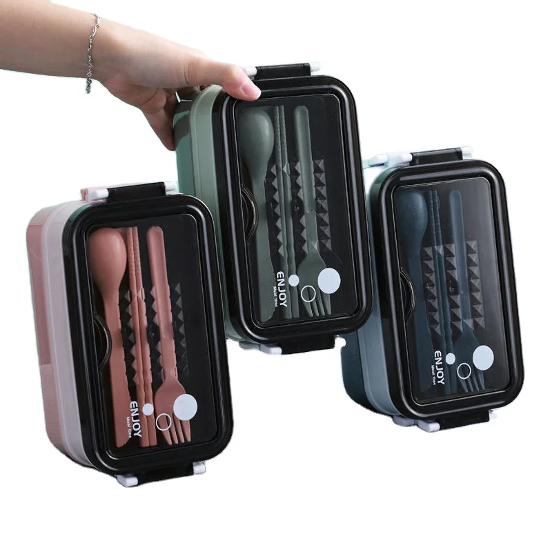 

Lunch Box Microwaveable Bento Box Plastic 304 Stainless Steel Lunch Box Students