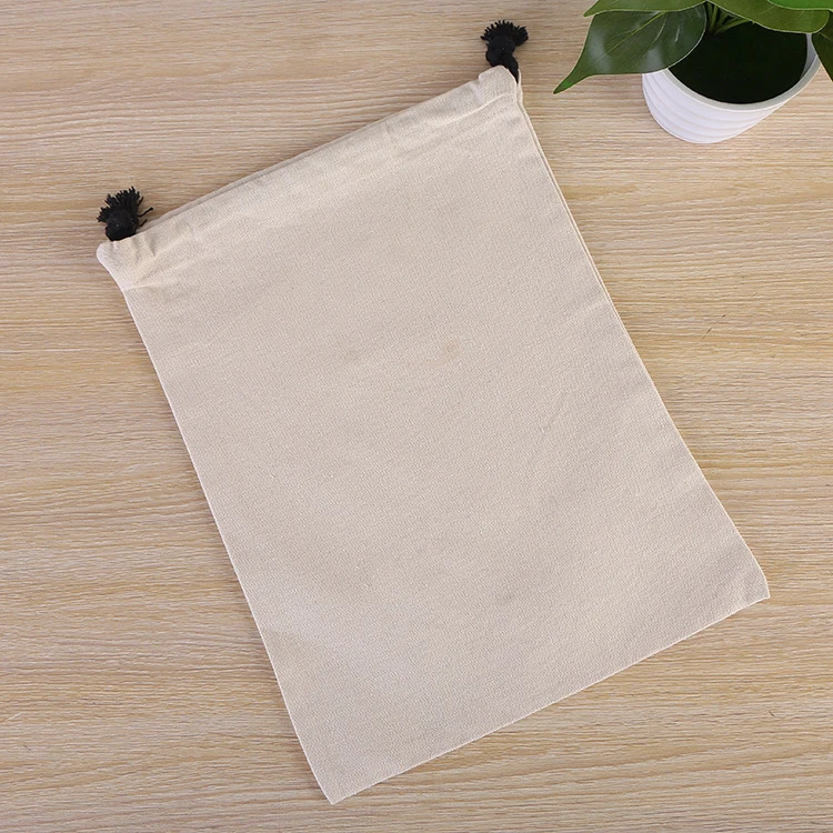 

Wholesale Personalized Colorful Muslin Custom Cotton Canvas Drawstring Bag Small