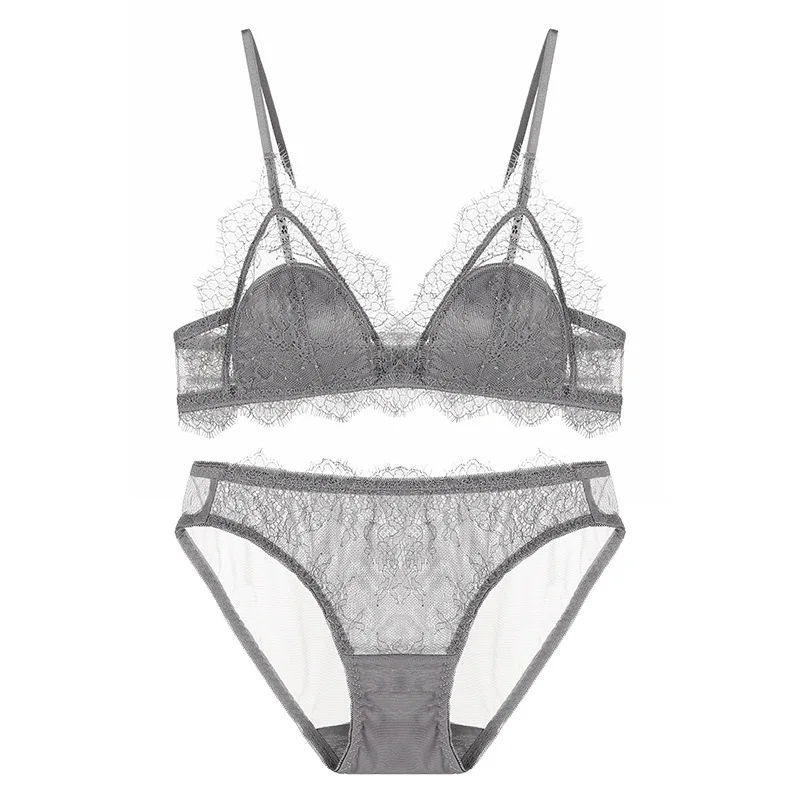 

Chinese factory wholesale sexy fancy lingerie ropa interior de encaje women push up lace bra set sexy woman, 3color as pictures