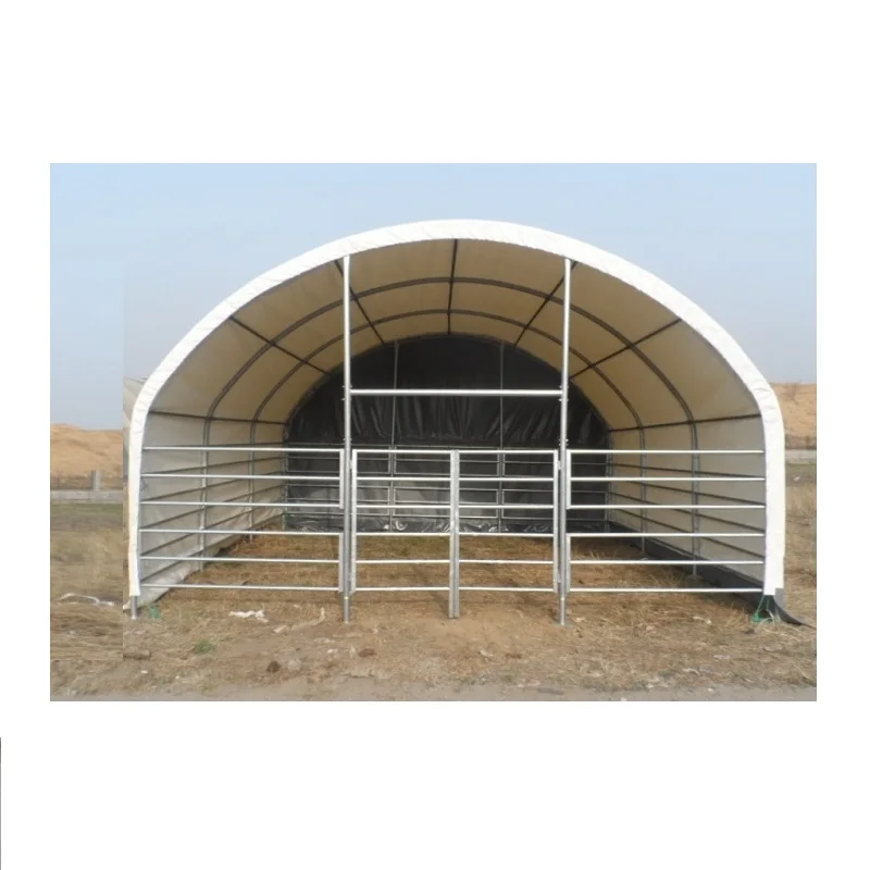 

gs Economical PVC fabric Portable Prefab Farm shelter Cattle Horse Animal Shelter with CE Certificate