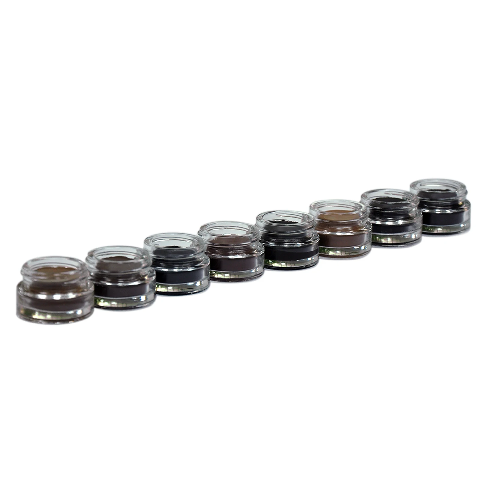 

Custom Logo Makeup Eyebrow Gel 8 Colors Waterproof Liquid EyeBrow Gel Private Label Eye Brow Cream Gel Pomade, Matte.shimmer.glitter colors