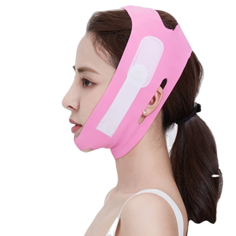 

Wholesale High Quality Skin And Face Facial Slimming V-face Lifting Belt, Rose red