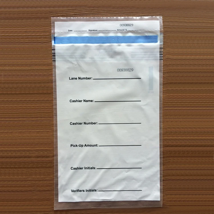 Clear Free Of Fraud Deposit Bags,Tamper Proofing Bags,Security Bank