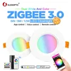 Dual Protocol Zigbee3.0 + 2.4G RF control way RGBCCT high power led downlights IP44