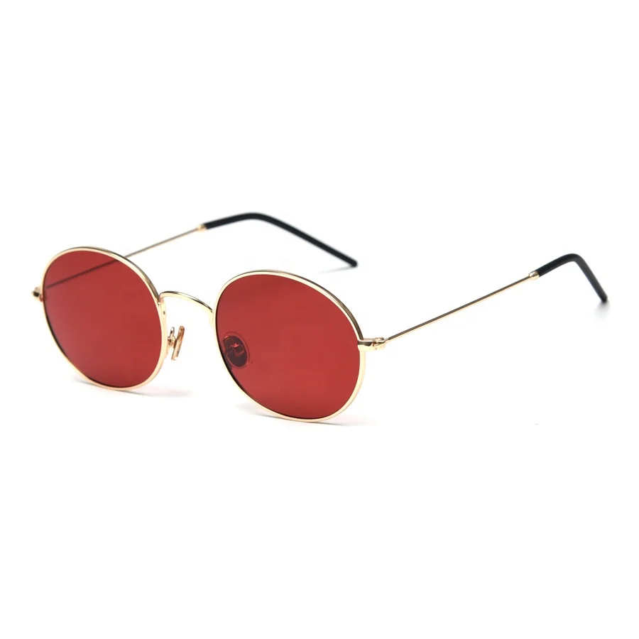 

2020 Fashion Graceful Multicolour Delicate Round Shape Metal Sunglasses S31360