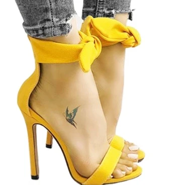 

Fashion shoes bow pump ladies shoes party high heels women sandals 2021