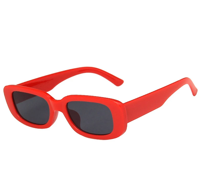 

DLL165 Customize Small Rectangle Eyewear Women Vintage Colorful Sun Glasses Shades Female UV385 Sunglass