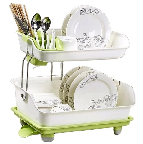 

Dish rack PP plastic storage rack for kitchen, Blue,green,pink