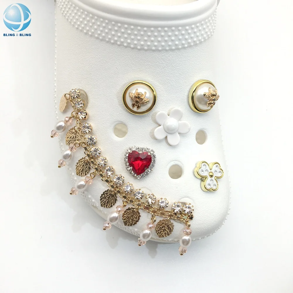 

Factory designer croc chain charms decoration for croc clog shoe accessories