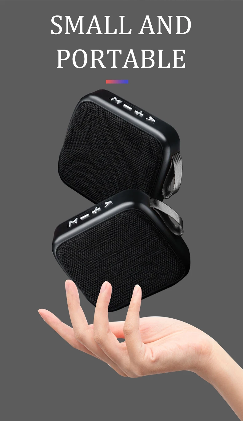 Waterproof 2020 Amazon Portable Blue Tooth Speaker Box Hifi For Mobile Phone/Computer Wireless Top Seller Mini Outdoor Speaker - ANKUX.COM
