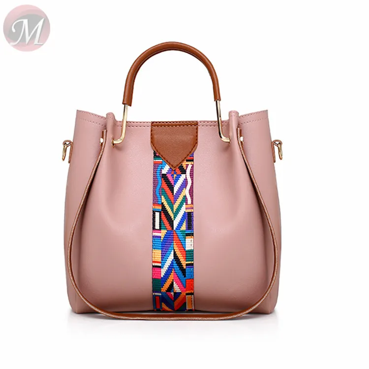 0270405 2020 fashion casual New Design women purse backpack four-piece ladies shoulder bag pu handbag