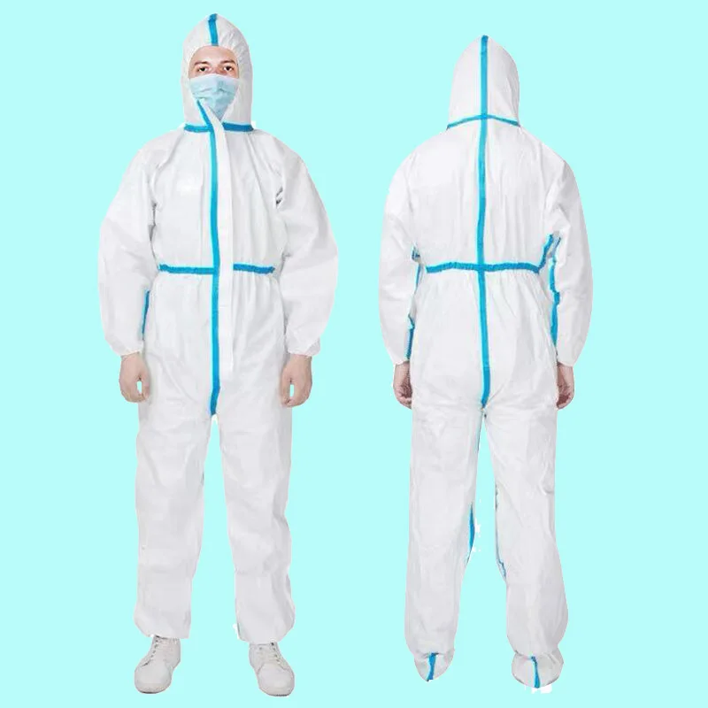 

Wholesale SMS Surgical Gowns Manufacturer Medical Disposable lab coats, White