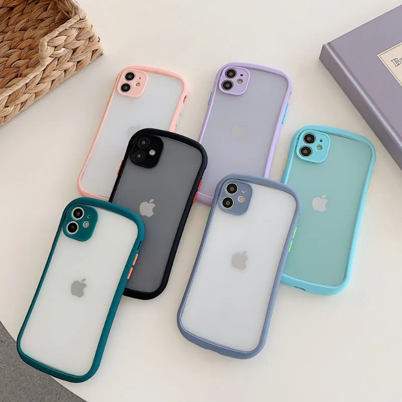 

Custom Printed Logo Eco Friendly Soft TPU+PC Mobile Cell Phone Case For Iphone12 Pro case 12 Pro Max phone case, Multi colors