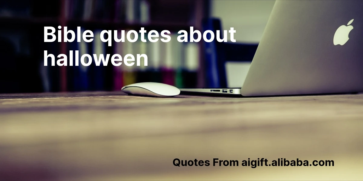 bible quotes about halloween