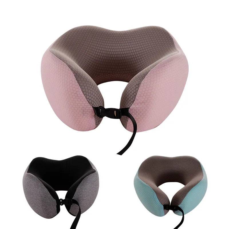 

Gift Packaging Memory Foam Neck Support Sleeping Pillow For Travel