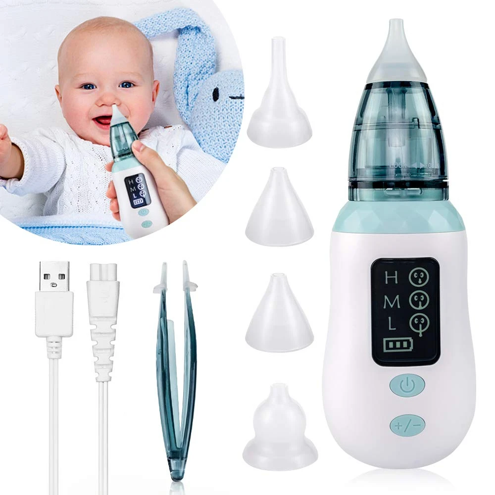 

2021 New Upgrade USB Charging Snot Sucker Electric Nose Suction for Baby Nose Sucker