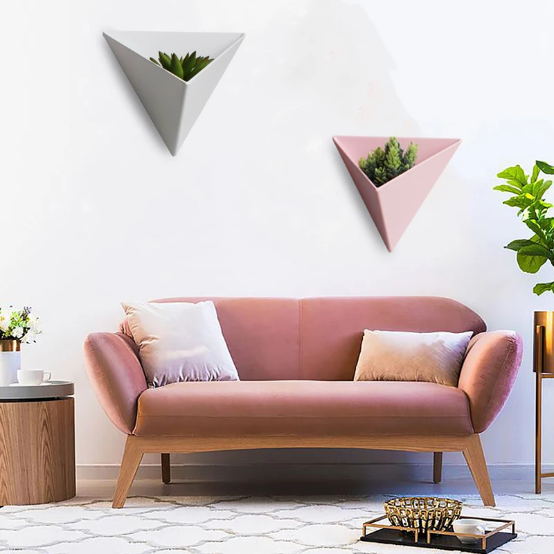 

Factory Customization Small Size Wall Greening Flower Pot Indoor Growing