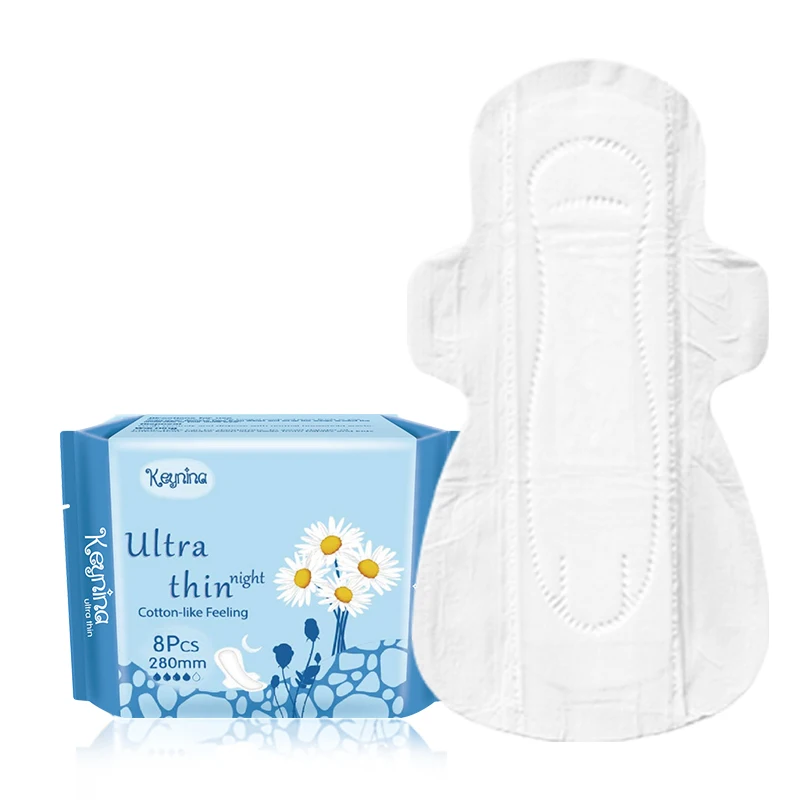 

Night use disposable sanitary napkins super absorbent overnight pads for women