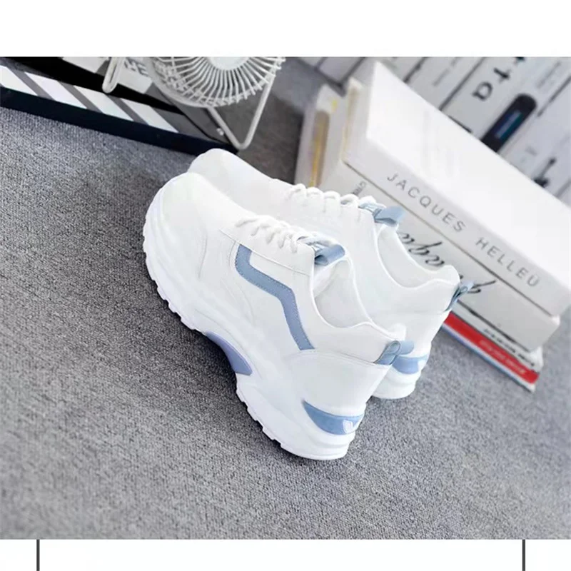 

Platform shoes fashion small white shoes women's running shoes