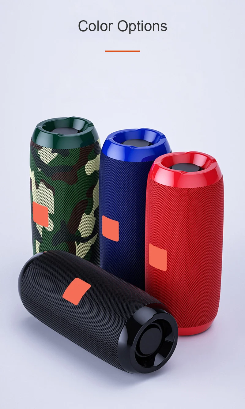 Portable Wireless Bt Speaker Water Resist Speaker Box Tf Card Player