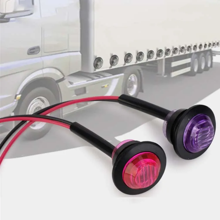 

Truck Trailer Round Signal Lights LED Side Marker and Clearance Lights