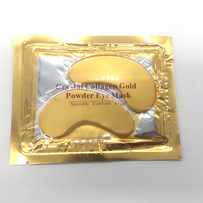

Hot Sale Anti Aging Anti Wrinkle Crystal Collagen 24k Gold Eye Mask