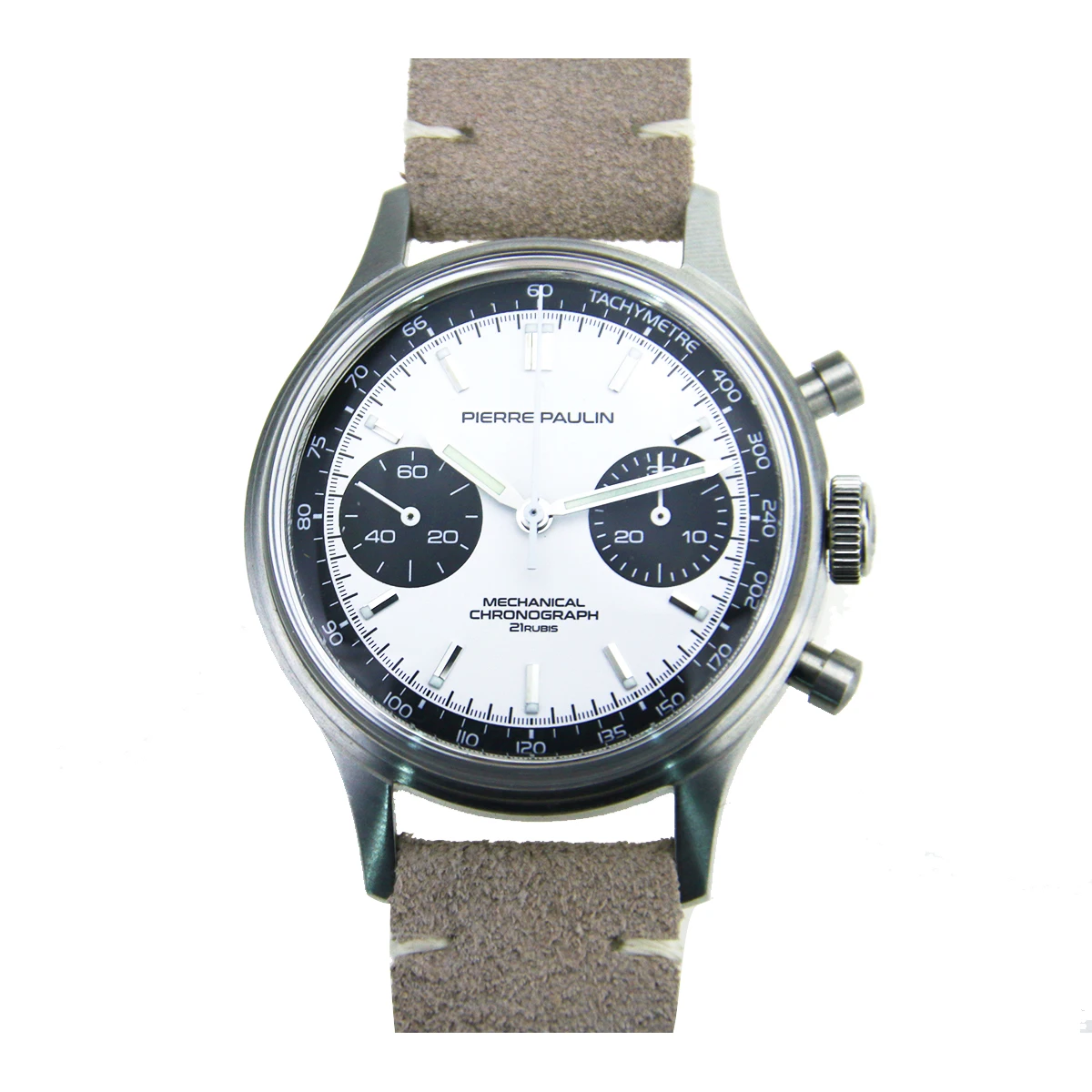 

MERKUR custom Watch OEM Swan Neck Tianjin Mechanical Vintage Retro Chronograph Men panda watch Pilot Aviation B-uhr D304 Relojes