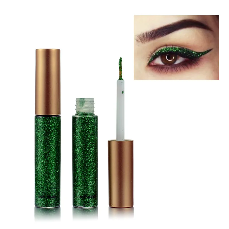 

Wholesale Handaiyan Waterproof Bright Iridescence Colored Makeup Liquid Glitter Eyeliner