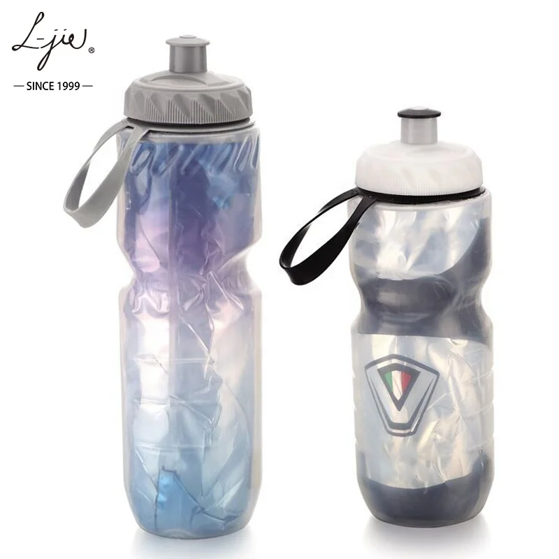 

LDPE Plastic Logo Customized 650ml Bicycle Sport Water Bottle BPA free plastic sport water bottle, Customized color
