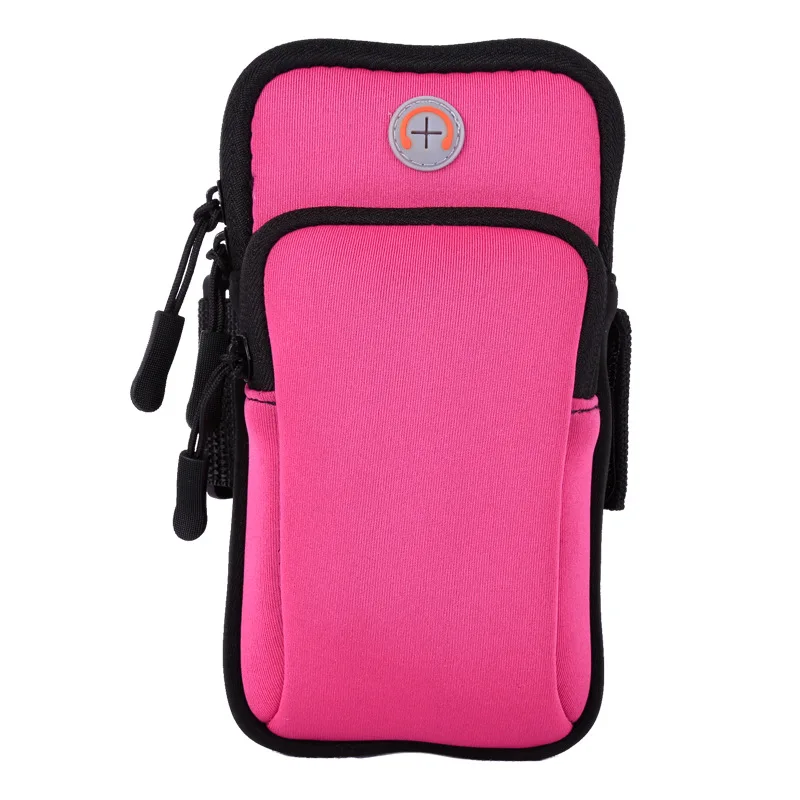 

Popular Running mobile phone arm bag fitness sports arm bag for men and women, Pink/blue/yellow/black/orange