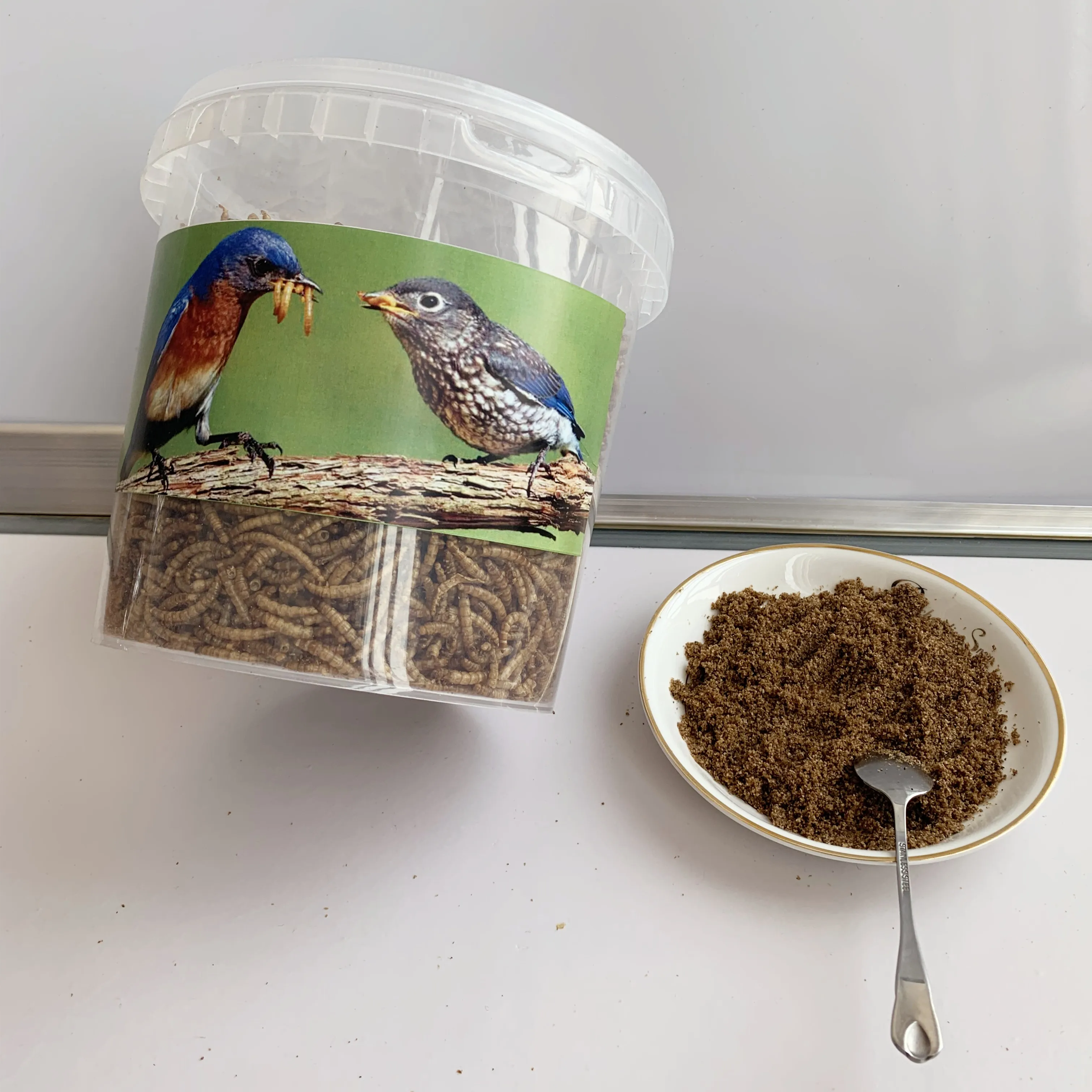 Mealworms Yee Fish Food Dried Mealworms 100%Pure Natural Bulk Nirds Fish Small Pet Food