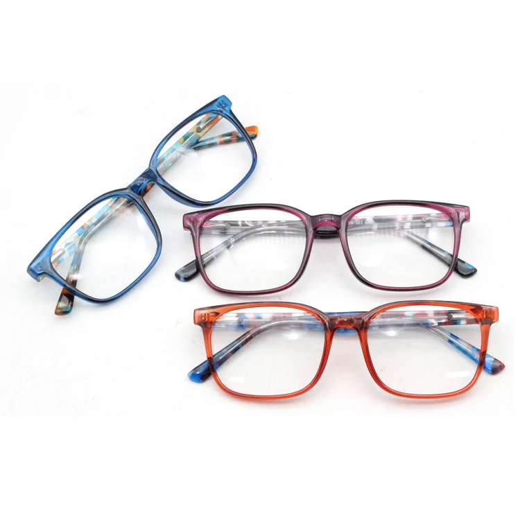 

CP073 Factory Wholesale Glasses Cheap CP Eyeglass New Optical Frames high quality color painting with spring hinge eyewear, Custom colors