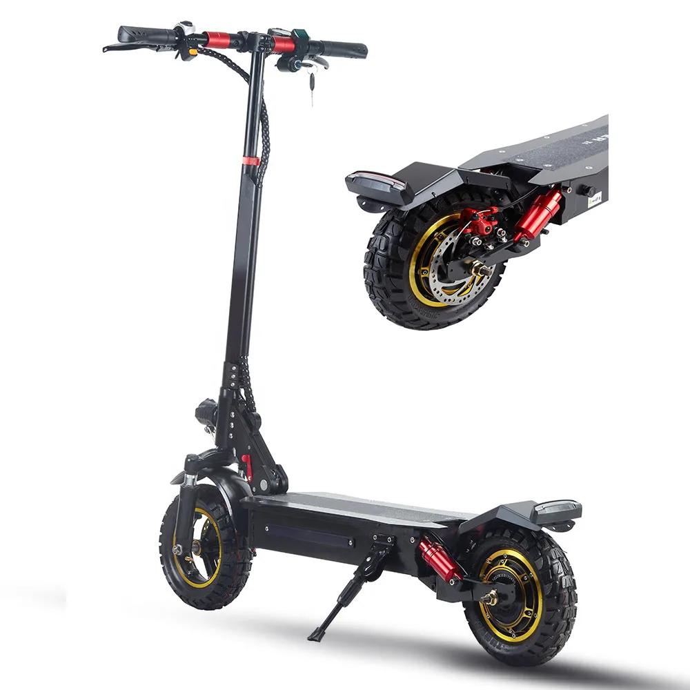 

1000w 10inch powerful off road foldable 48v long range e-scooter eu warehouse for adults