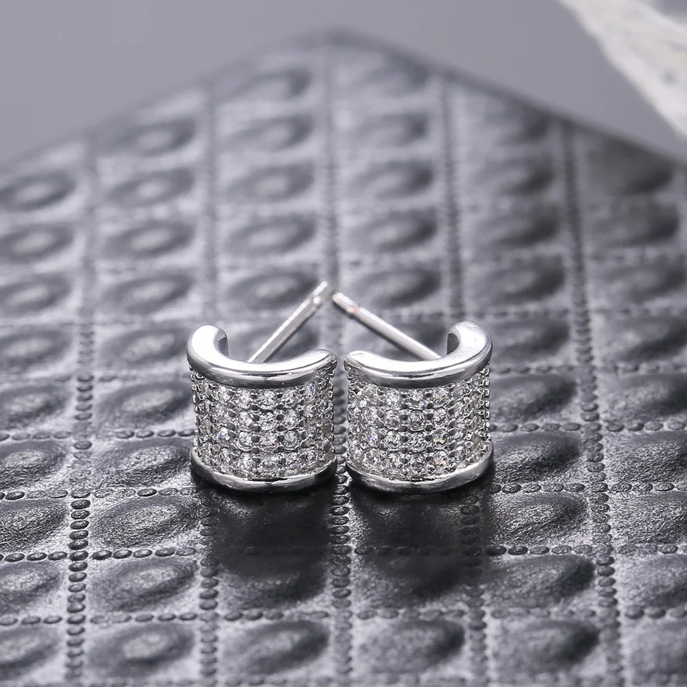 

Newest Women Earrings Fashion Design Crystal Stud Earrings for Girls Female Party Gift Jewelry