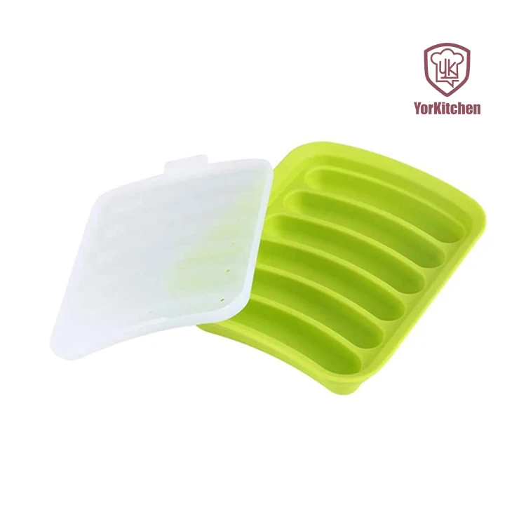 

Non-Stick Silicone Sausage Mold DIY Children's Hot Dogs Baking Mold for Egg Sausage