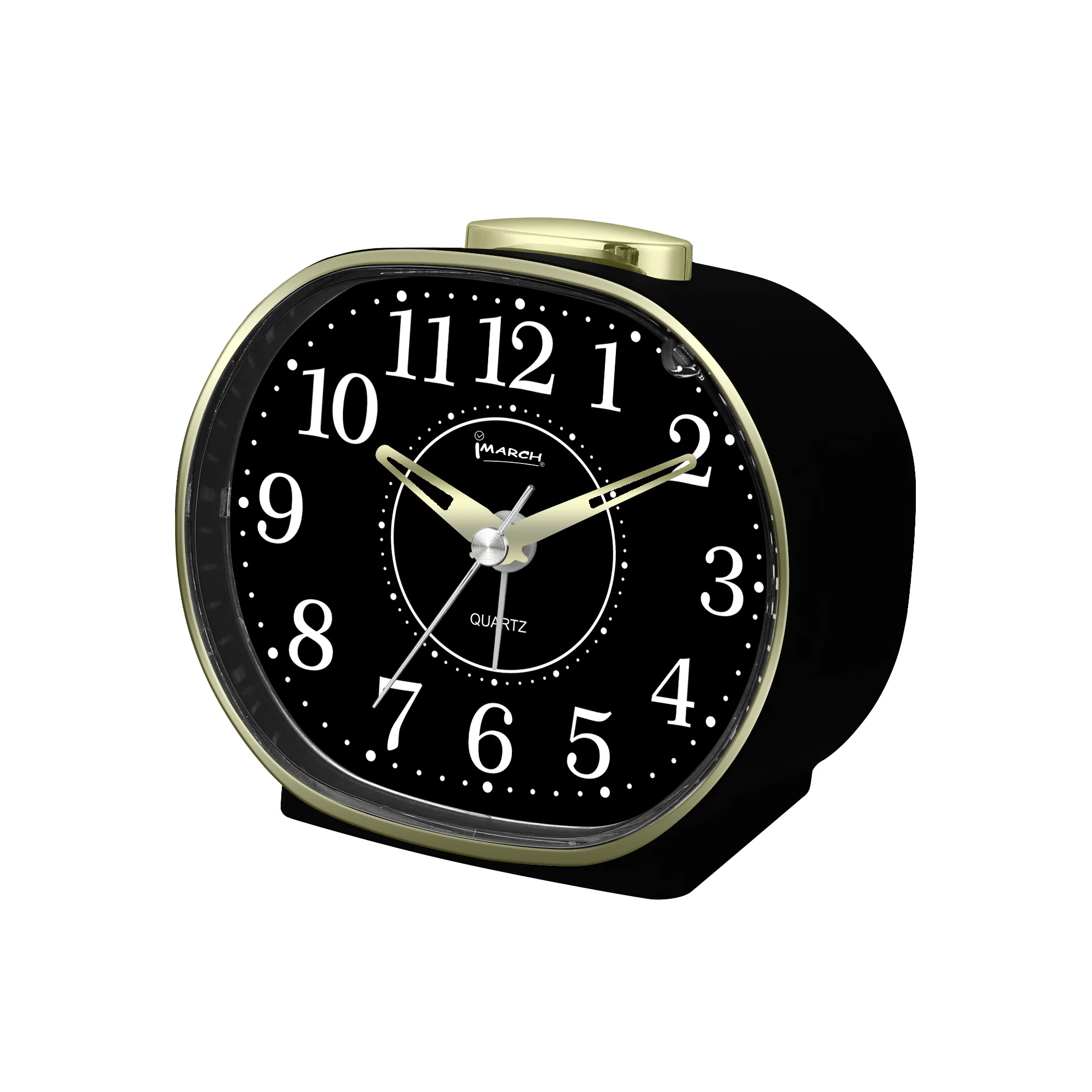 

2020 Imarch plastic beep alarm clock, Black,brown ,green ,blue