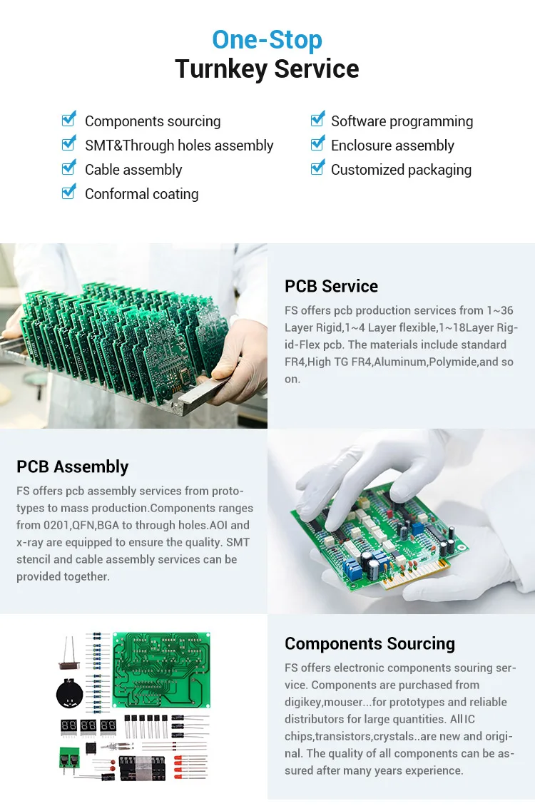 Oem Electronic Pcb Manufacturing Pcb Circuit Board Assembly Controller ...