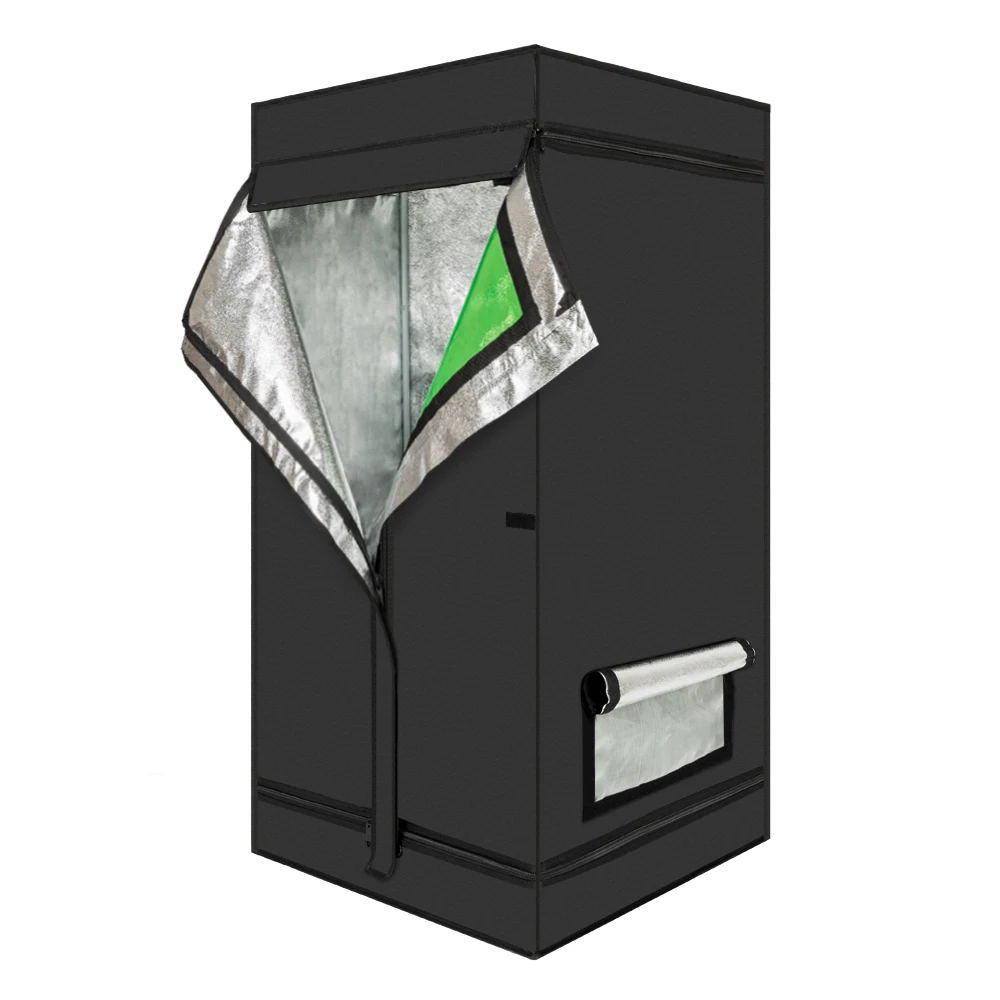 

One One Factory Price All in One Indoor Plant Grow Tent Complete Full Kits Hydroponics Growing Systems With Light and Air Filter, Black