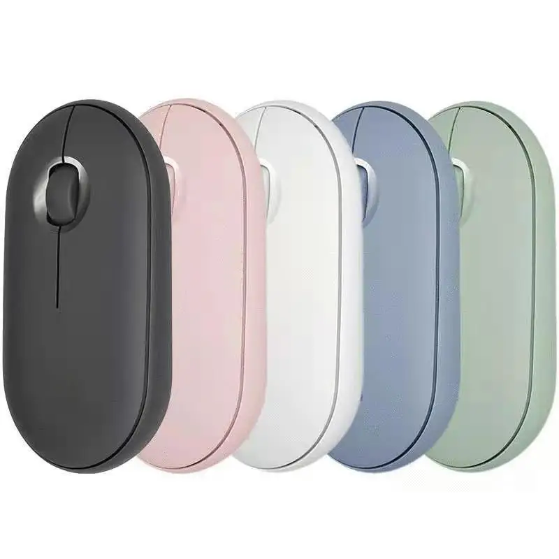 

New 2.4G Pebble Optical Wireless Mouse colorful, White/pink/black