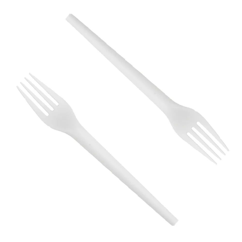

Factory Supply 6.75 inch CPLA Fork PLA Biodegradable Raw Material 100% Compostable