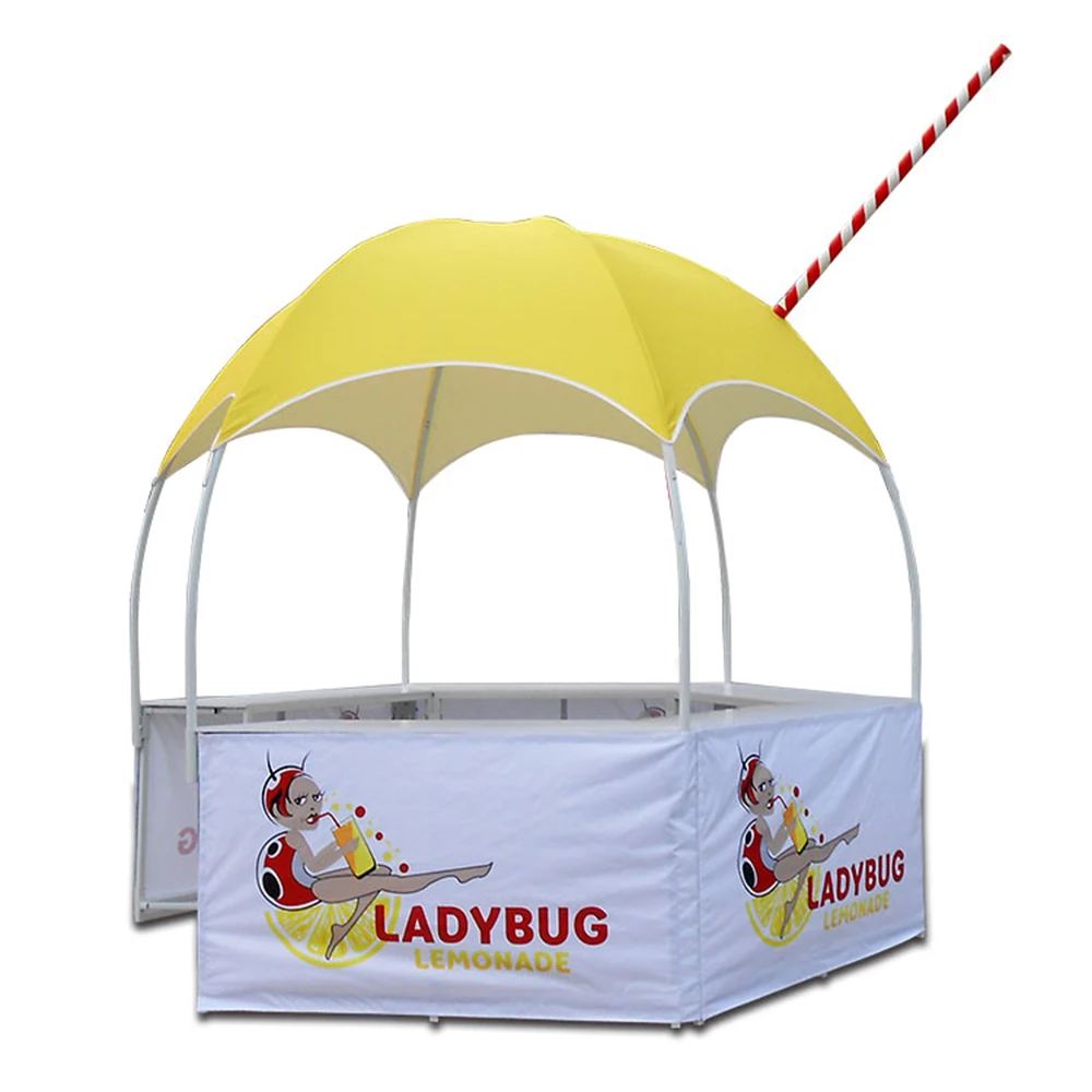 

FunFishing Outdoor promotion round dome kiosk tent for trade show