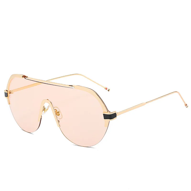 

Pink Wholesale Ladies Custom Logo China High Quality Big Frame Sunglasses