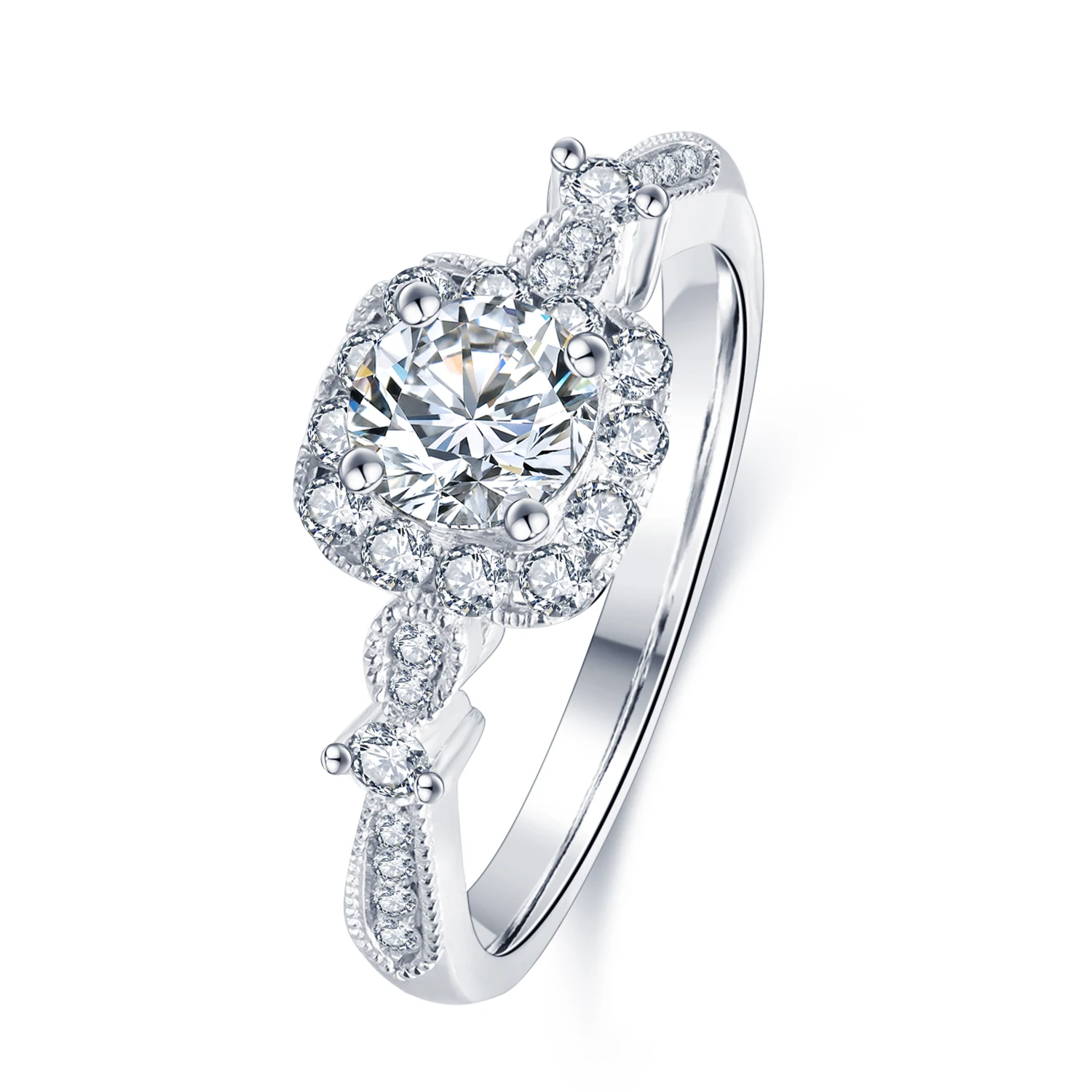 

0.6ct H VVS IGI 18k Gold Lab Grown HPHT Diamond Ring, White