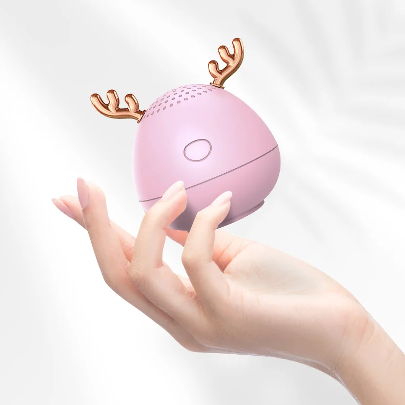 

kinscoter promotional new hot sale gift cute antler HIFI stereo mini portable BT wireless speaker