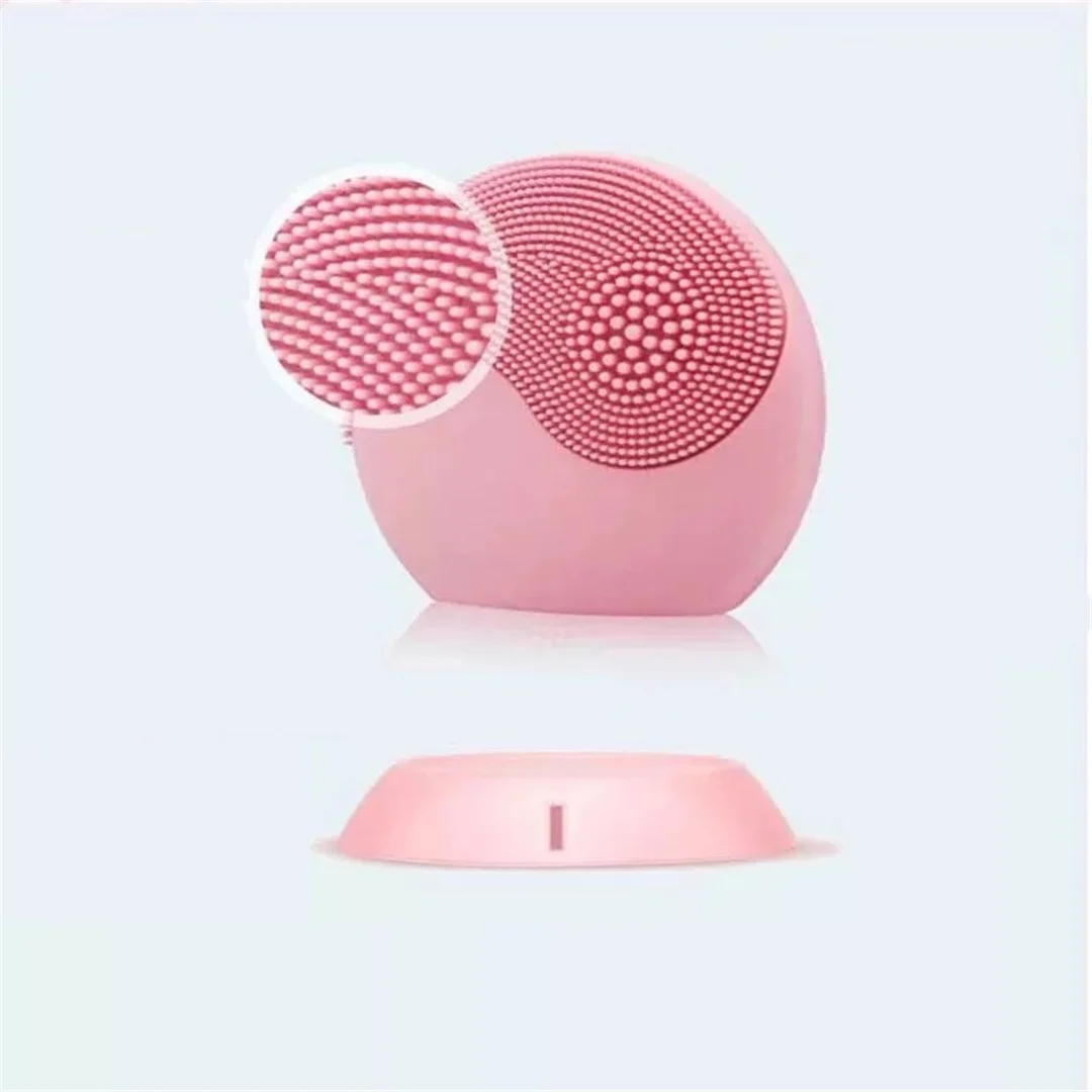 

Dirt Removal Massage Usb Rechargeable Sonic Silicone Facial Cleansing Electric Cleaning Brush Face