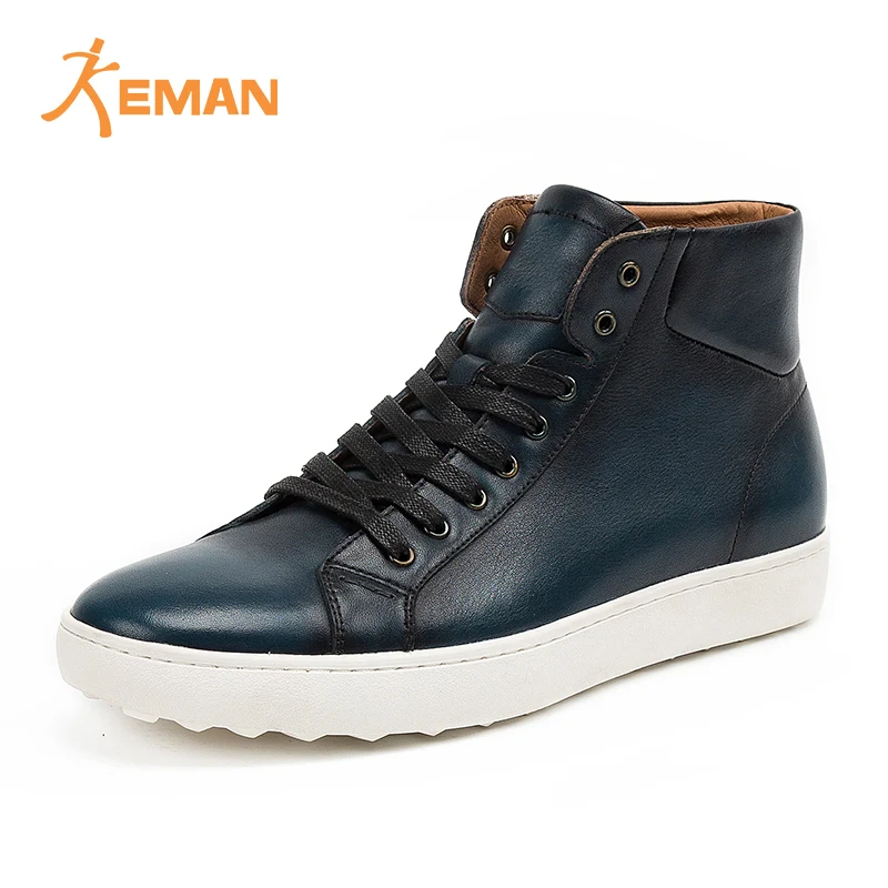 

Luxury high quality men genuine leather soft comfort formal men official sneaker boots shoes, Any color
