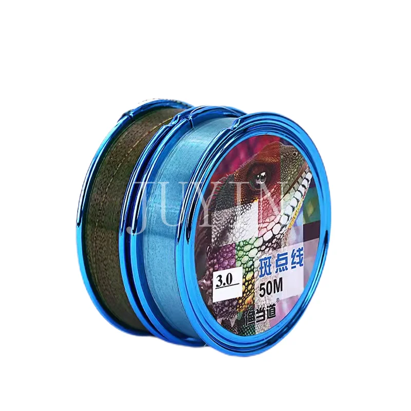 

JUYIN fishing spot camouflage line factory direct camouflage color changing fishing line fishing line, Multi