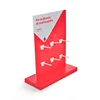 Factory Design Printing Cardboard Counter Holder Retail Store Paper Counter Display with Peg Hooks