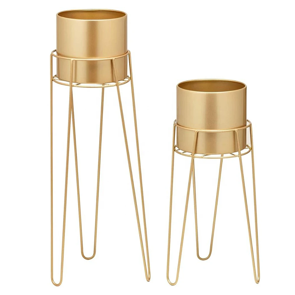 

Nordic Style Living Planter Flower Plant Pot Green Classic Oem Outdoor Hairpin Plant Stand Indoor Flower Stand, Customized color